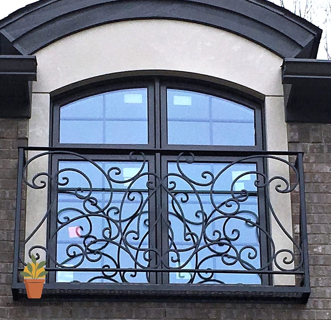 Wrought Iron Railings for Old-World Charm