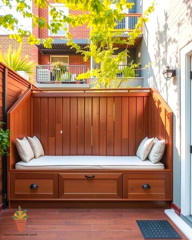 Add a Built-In Bench With Hidden Storage