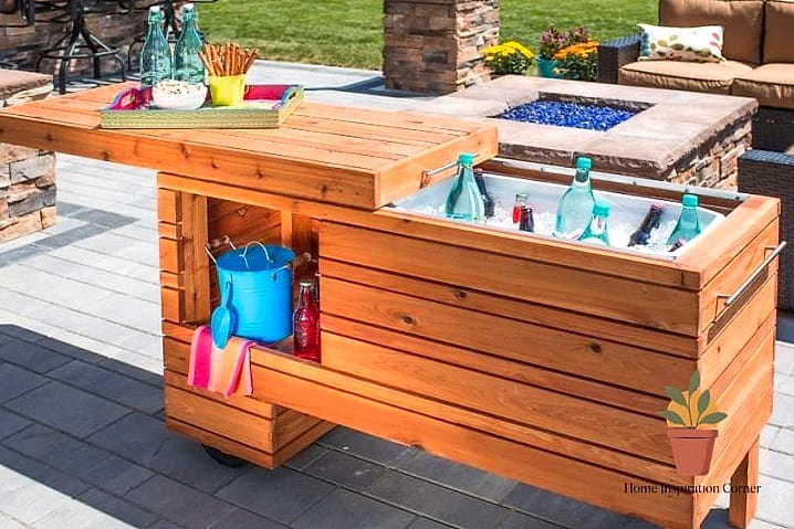 Add a Built-In Cooler or Ice Bin