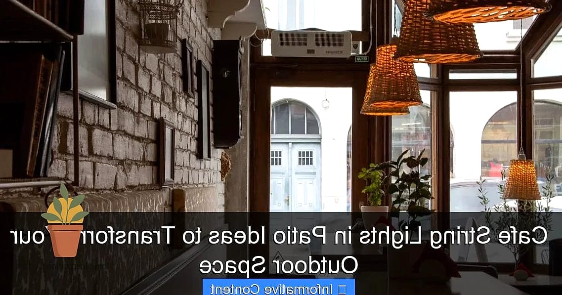 Add a Café-Style String Light Canopy