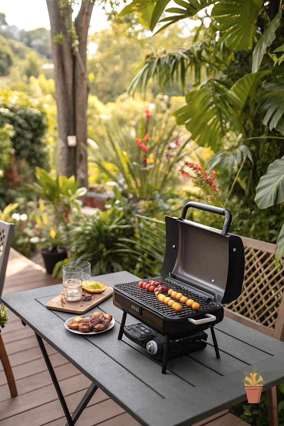 Add a Compact Grill Station With Built-In Storage