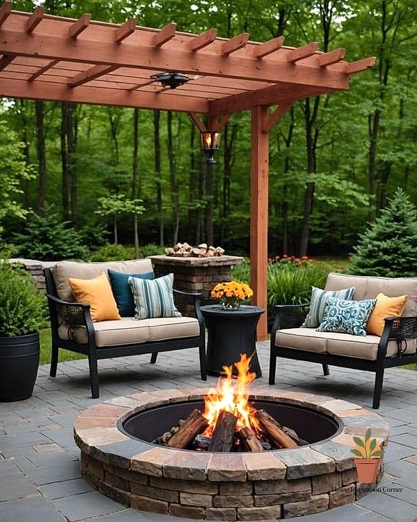 Add a Fire Pit as a Focal Point