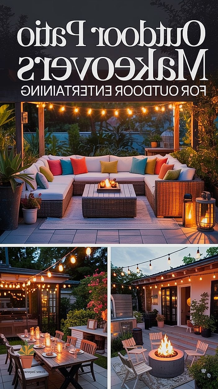 10 Outdoor Patio Decor Makeovers That Look Incredibly Expensive 3 Add a Layered Outdoor Rug