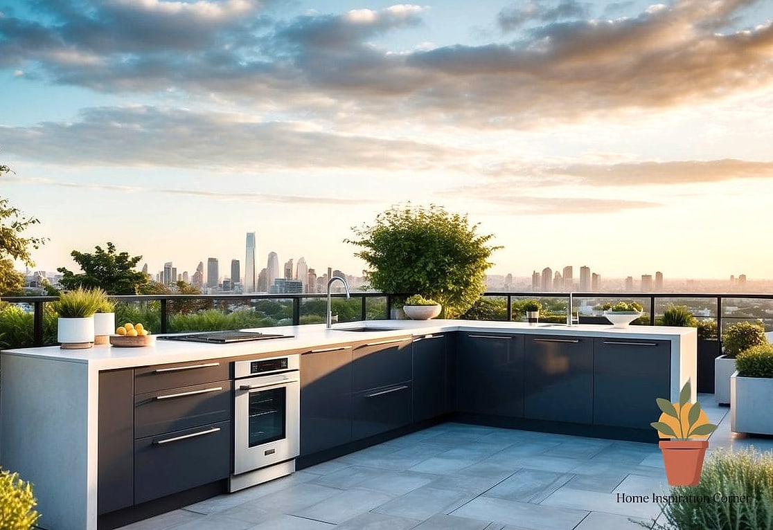 Add an Outdoor Kitchen Counter