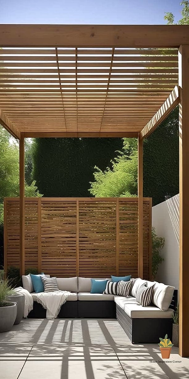Add Privacy Panels or Curtains