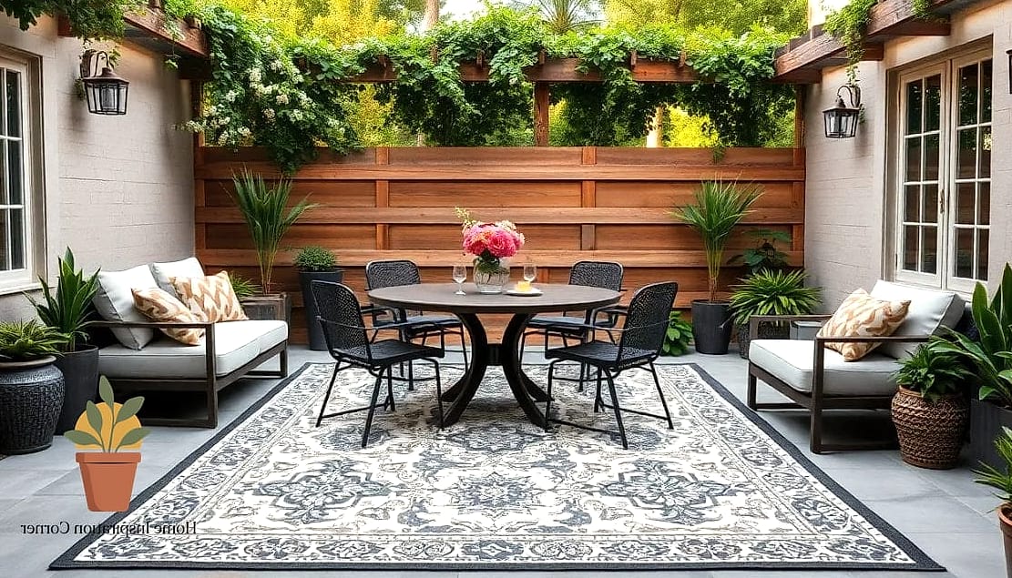 Add a Rug to Ground the Space