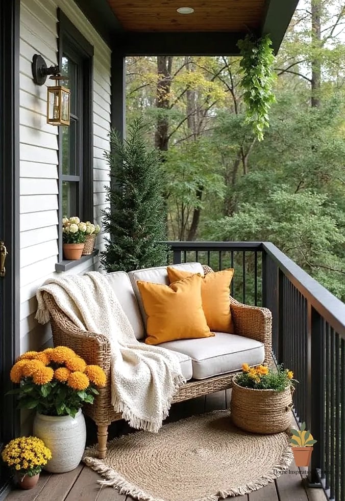 16 Patio Decorating Ideas Apartment Ideas That Are Both Stylish and Practical 17 Add Seasonal Decor That Rotates