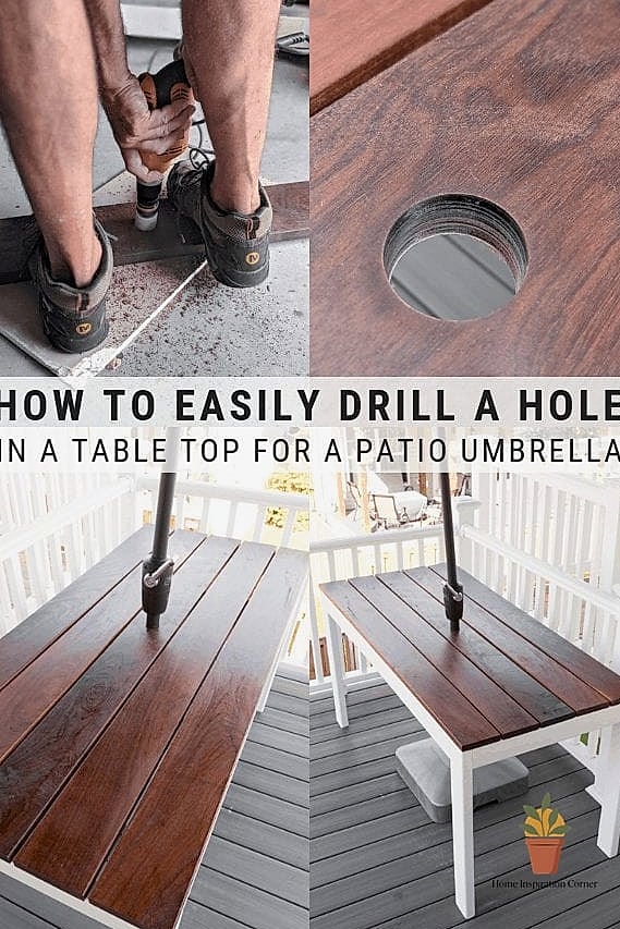 Add an Umbrella Hole During Construction