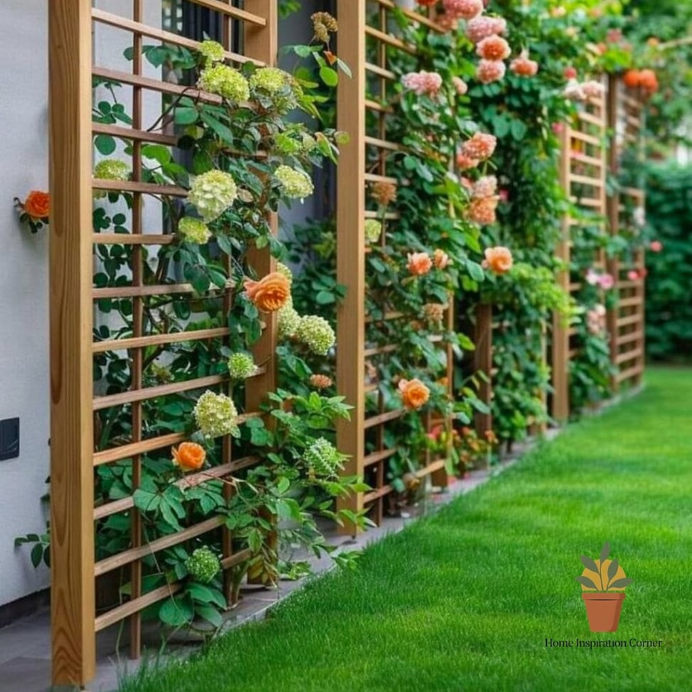 Add a Vertical Trellis with Climbing Plants