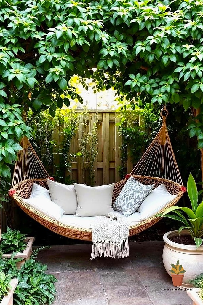 Backyard Hammock Nook