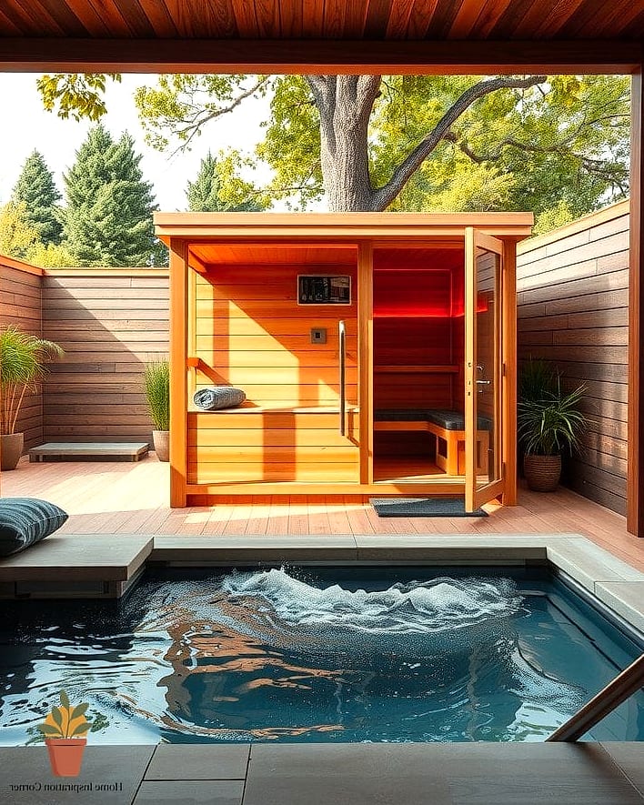 Backyard Sauna or Cold Plunge Setup