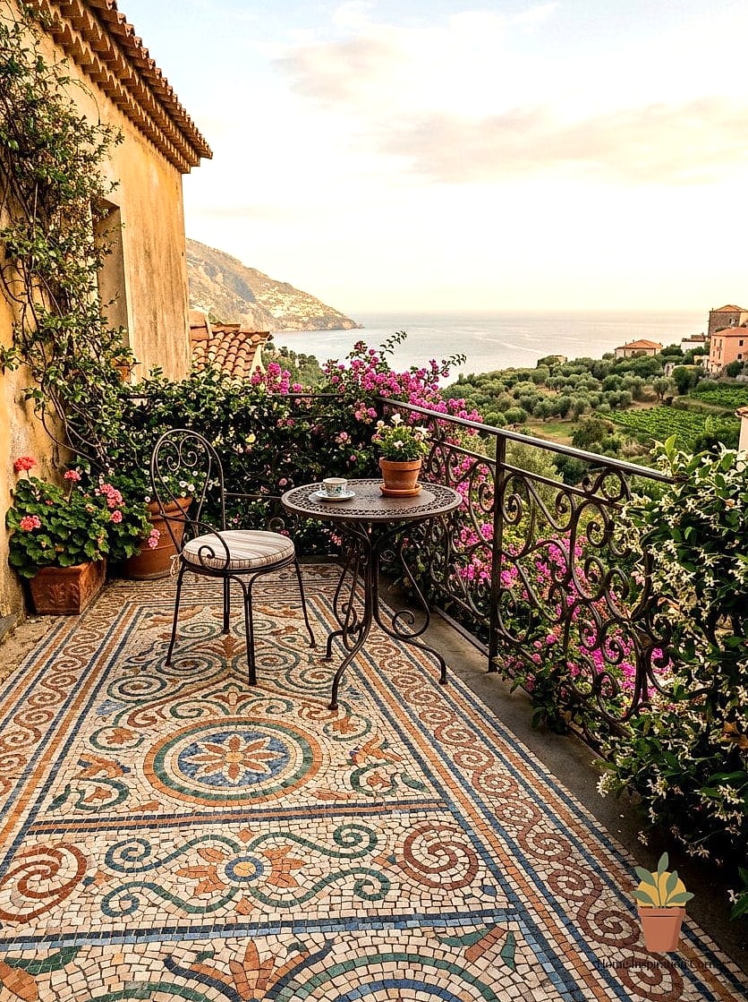 23 Balcony Decoration Ideas Looks We're Obsessed With This Year 18 Balcony Floor Tiles