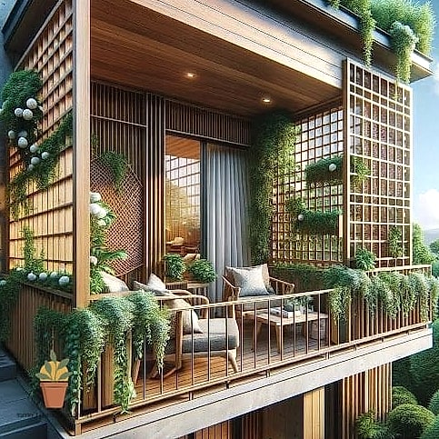 Bamboo-Inspired Grill Patterns