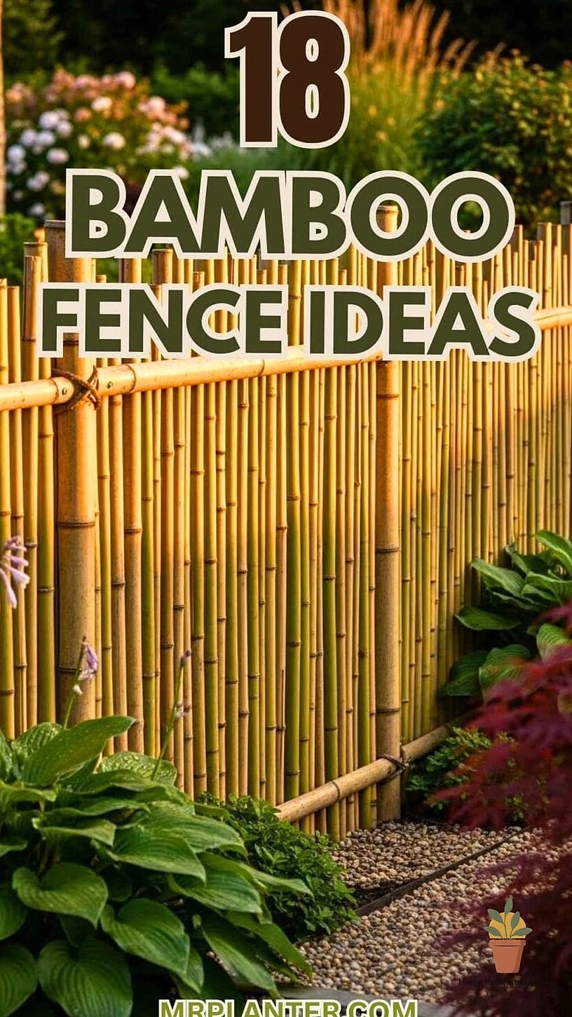 14 Backyard Fences Ideas That Are Trending on Pinterest 6 Bamboo Privacy Screening
