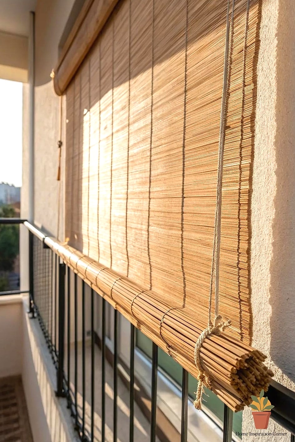 Bamboo Roll-Up Shade