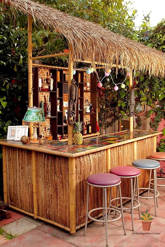 Bamboo or Tiki-Style Bar