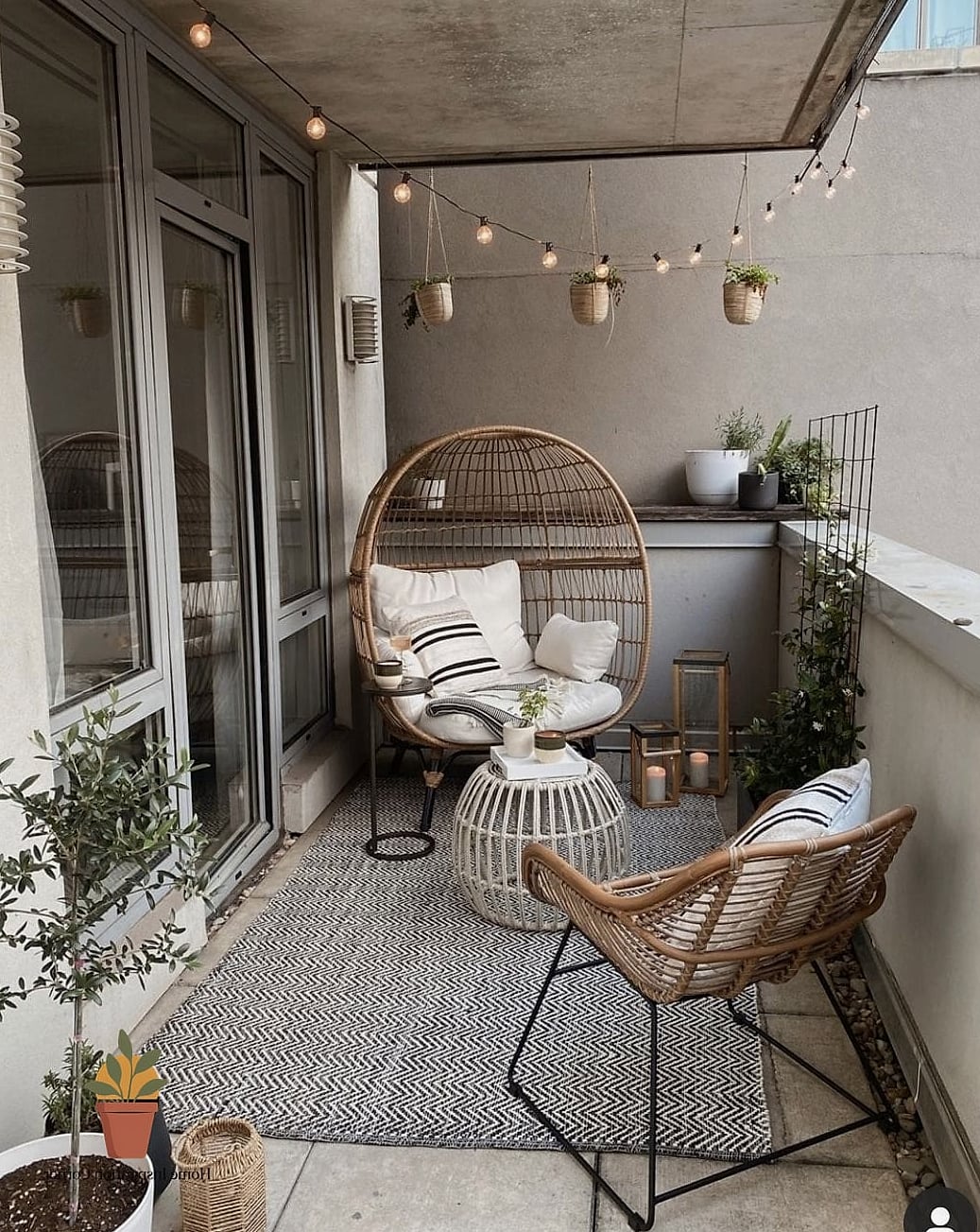 Bare Balcony or Small Patio to Cozy Micro-Retreat