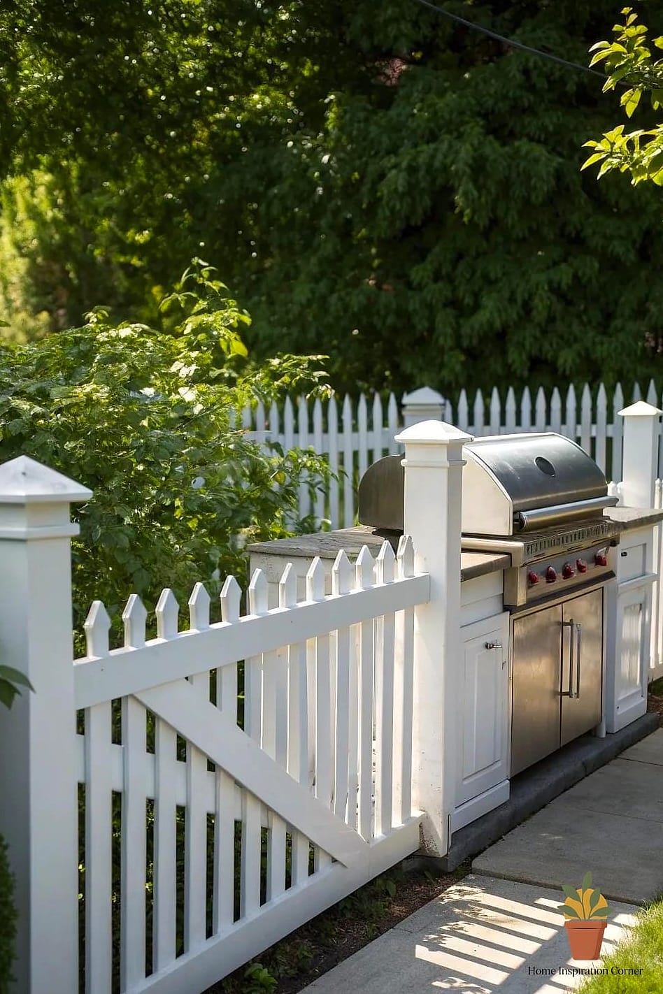 Bare Fence Line Gets a Vertical Herb Garden