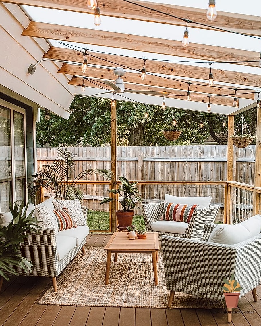 Bare Pergola to Vine-Covered Retreat