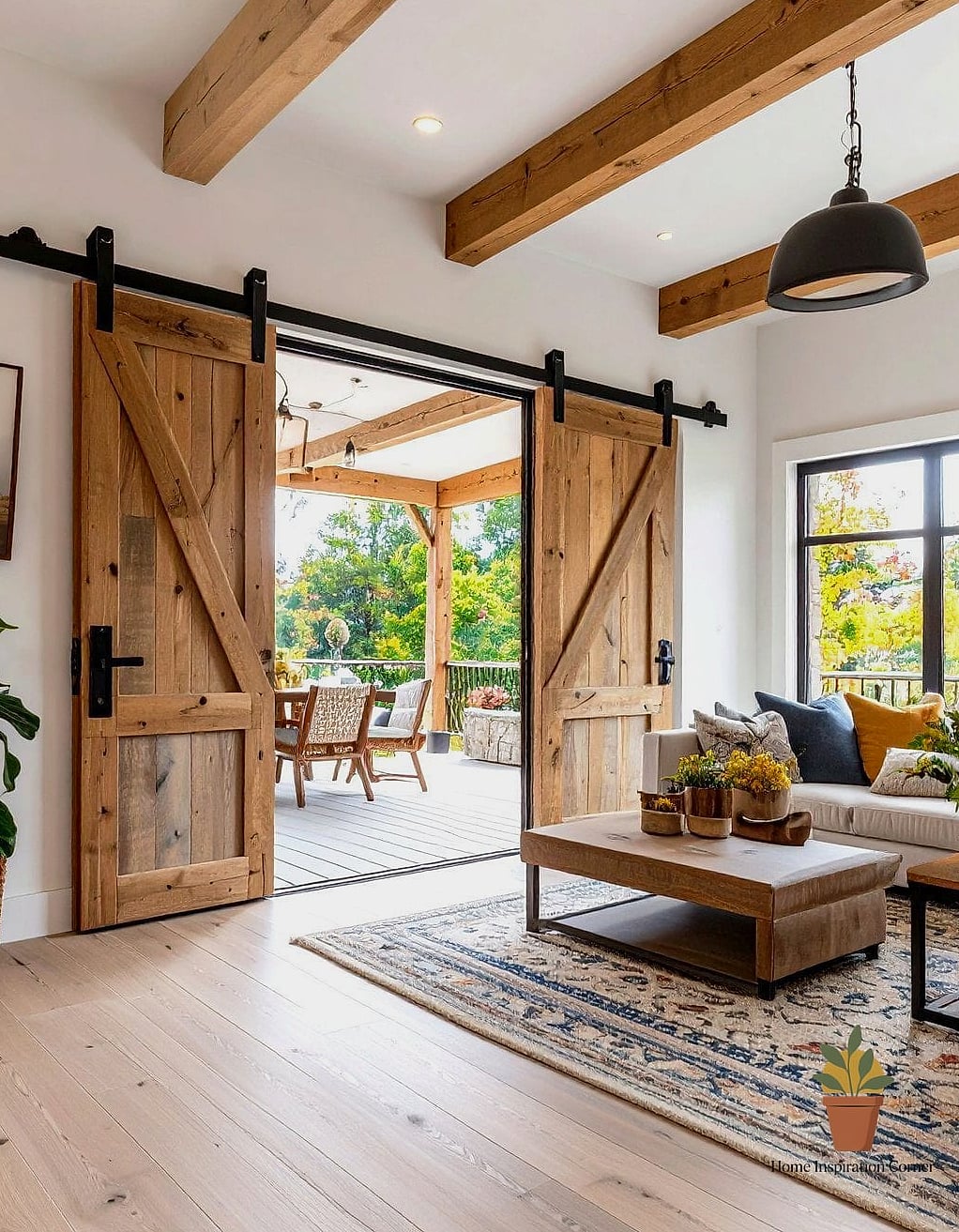 23 Patio Doors Ideas Ideas That Will Transform Your Space 14 Barn-Style Sliding Patio Doors