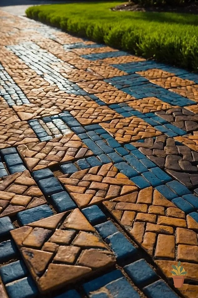 15 Outdoor Pavers Looks We're Obsessed With This Year 12 Basket Weave Pattern Pavers