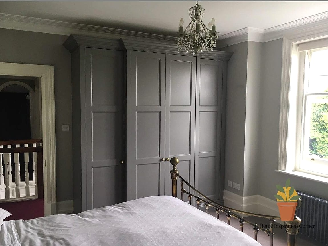 15 Small Victorian Terrace Interior Inspiration Boards You'll Want to Copy 11 Bedroom With Fitted Wardrobes Around the Chimney Breast