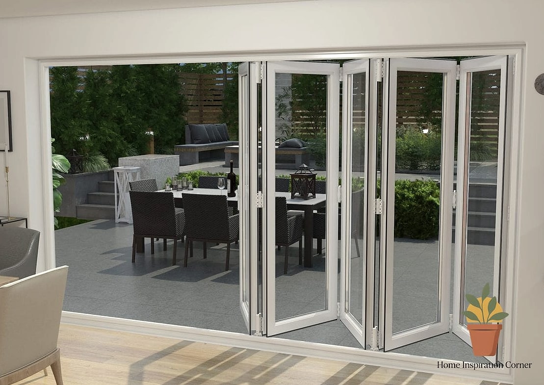 Bifold Doors That Open the Whole Wall