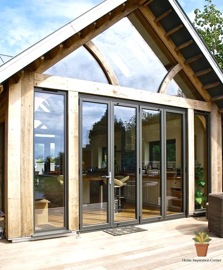 Bifold Doors Framing a Garden View