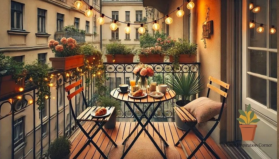 23 Balcony Decoration Ideas Looks We're Obsessed With This Year 1 Bistro Set for Two