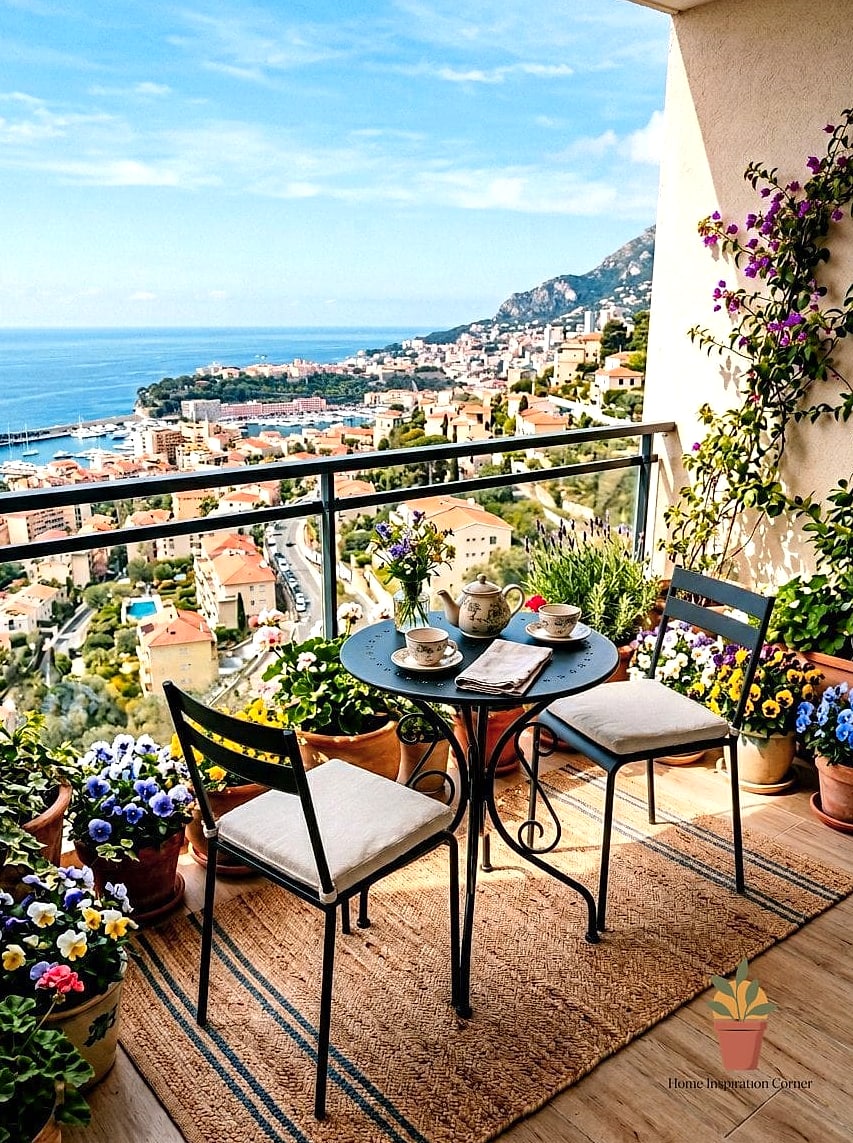 Bistro Set in a Compact Footprint