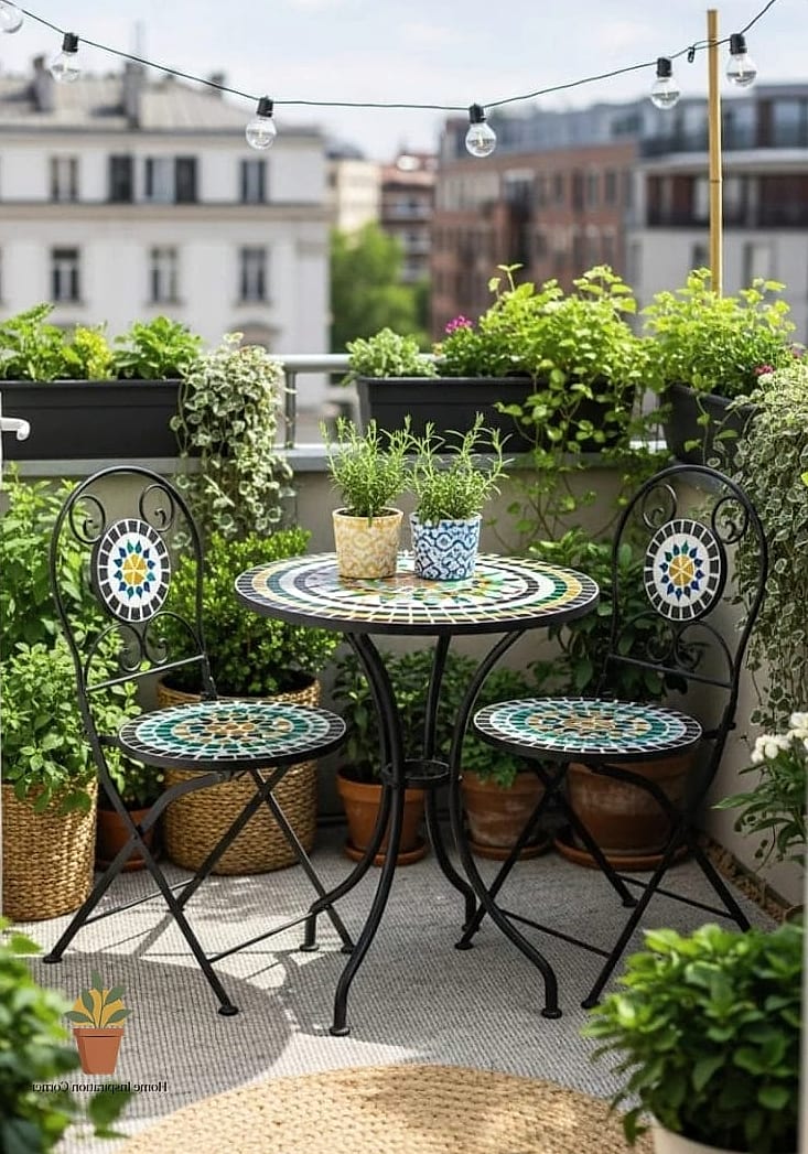 A Bistro Set Scaled to Fit