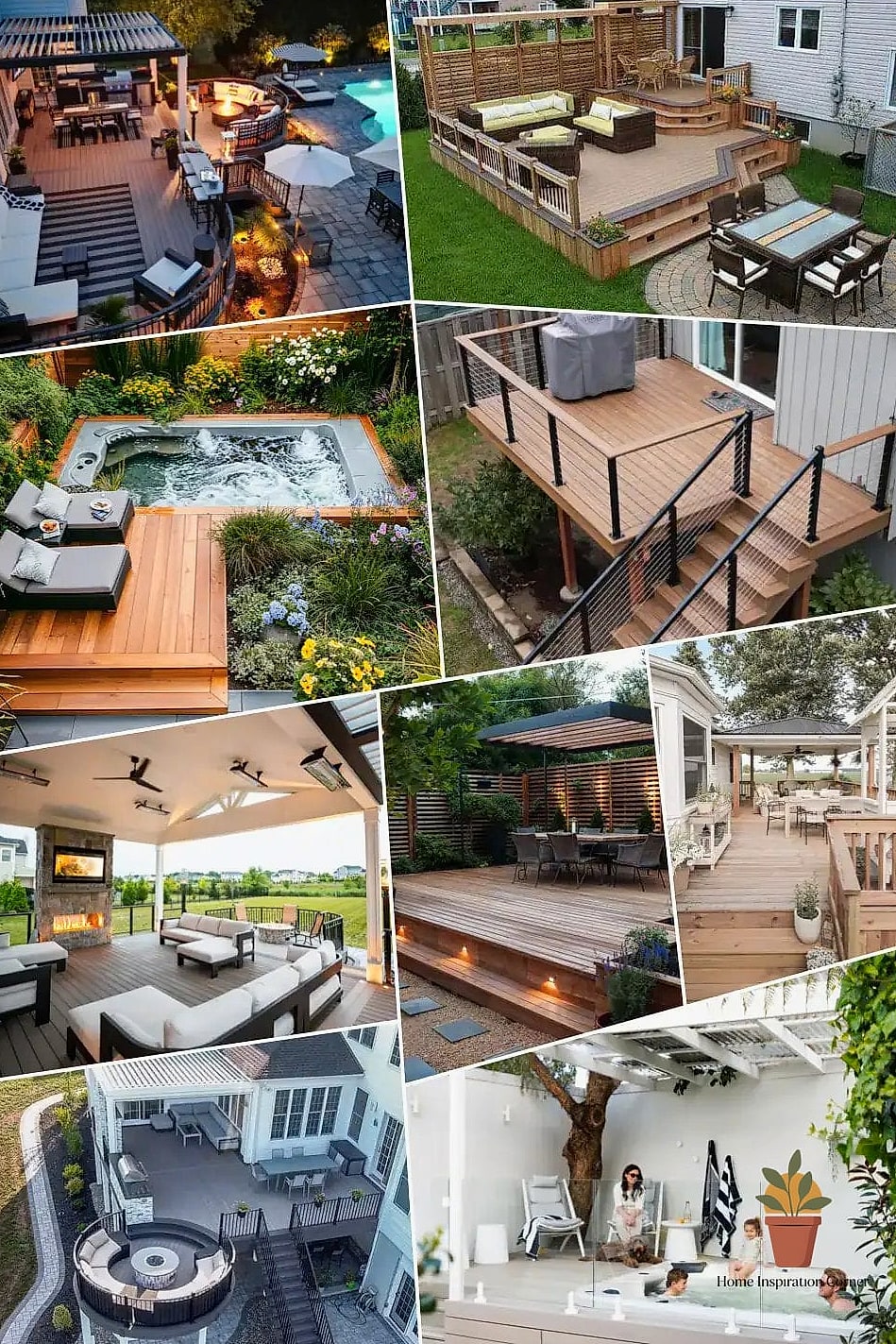 Blank Deck to Layered Outdoor Living Room
