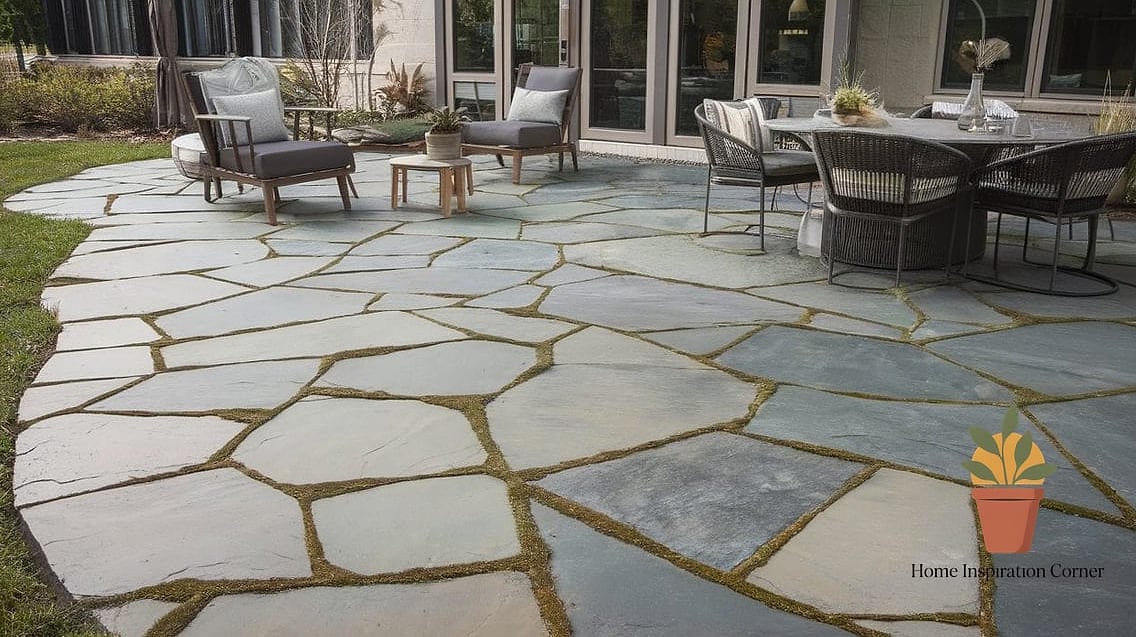 Bluestone Flagstone for a Cool, Sophisticated Palette