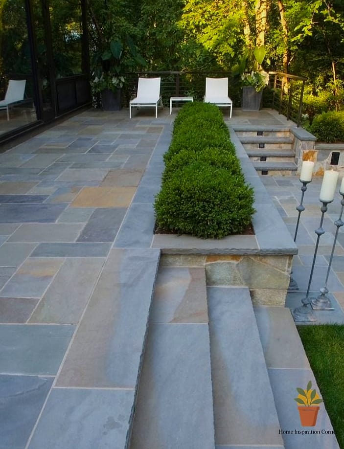 15 Outdoor Pavers Looks We're Obsessed With This Year 5 Bluestone Pavers with Tight Joints