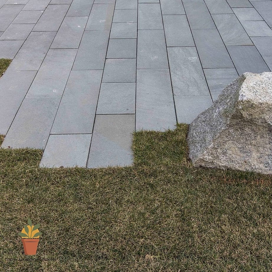 Bluestone with a Running Bond Pattern