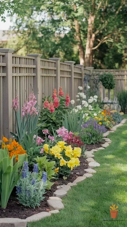 14 Backyard Fences Ideas That Are Trending on Pinterest 13 Board Fence with Steel Frame