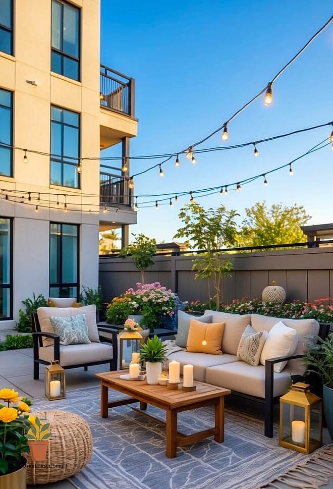 A Bold Outdoor Rug