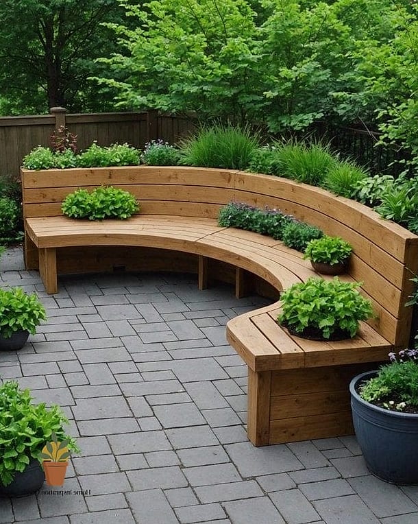 Built-In Bench Seating with Hidden Storage