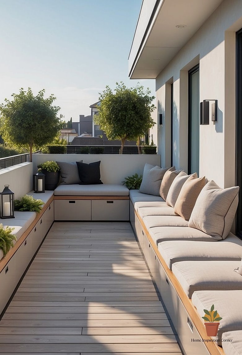 Built-In Bench Seating with Storage