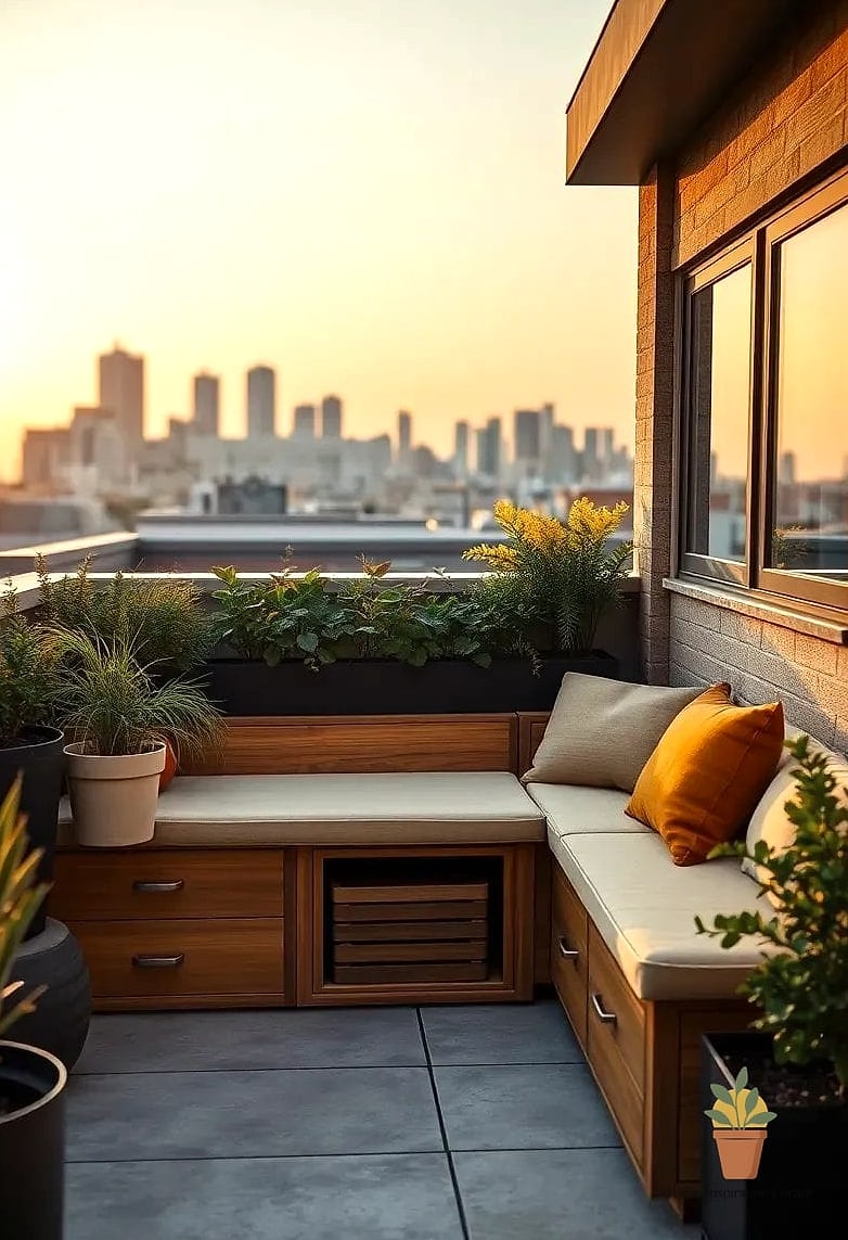 Built-In Bench Seating With Hidden Storage
