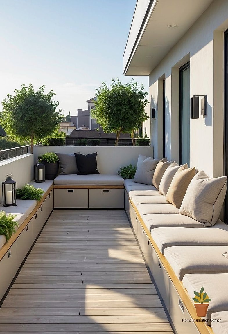 Built-In Bench Seating with Storage