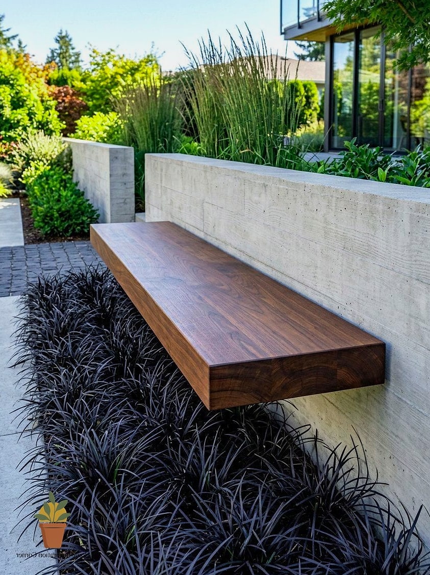 Built-In Bench Seating Along the Perimeter