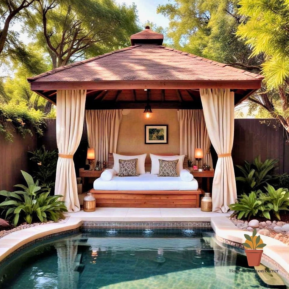 Cabana-Style Lounge Area