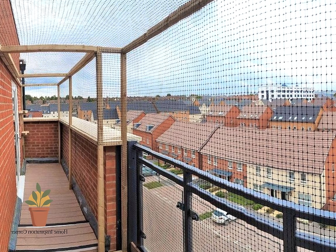 Cable Wire Railing Infill with Mesh Backing