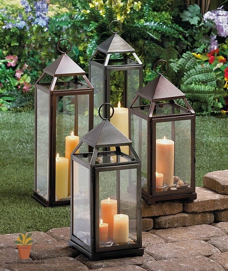 14 Outdoor Patio Lighting Ideas Tips From Top Interior Designers 10 Candle Lanterns on the Dining Table