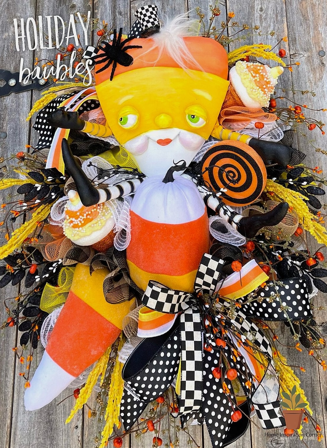 Candy Corn Color Block Porch
