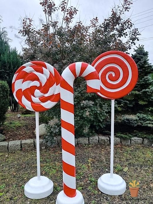 Candy-Striped Porch Post Wraps
