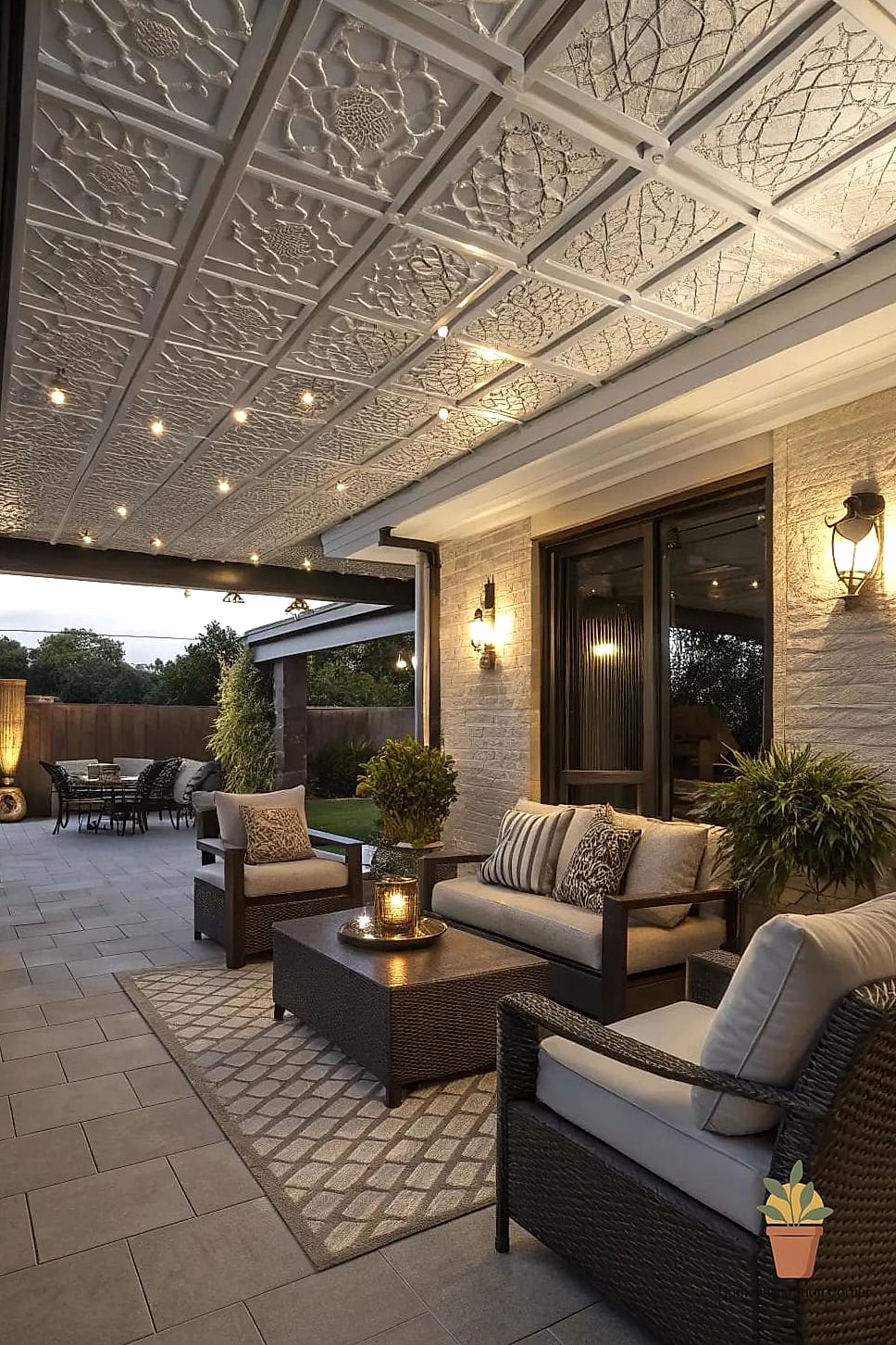 A Ceiling Treatment That Mimics the Sky