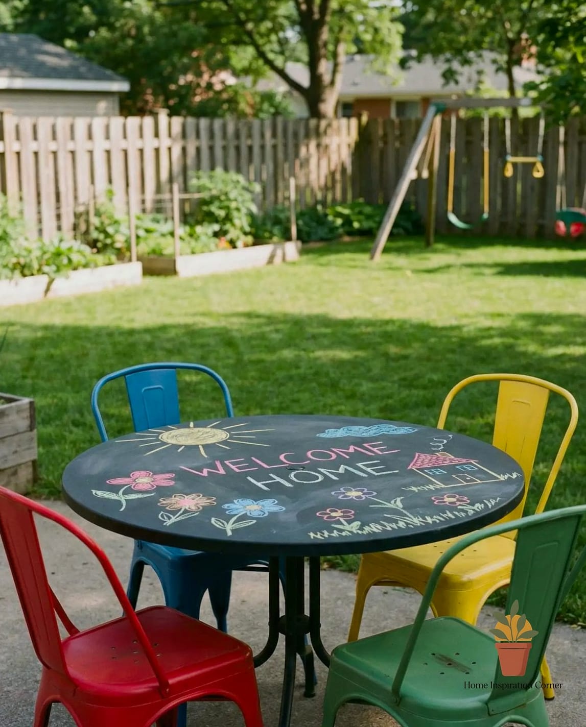 A Chalkboard or Wood Sign