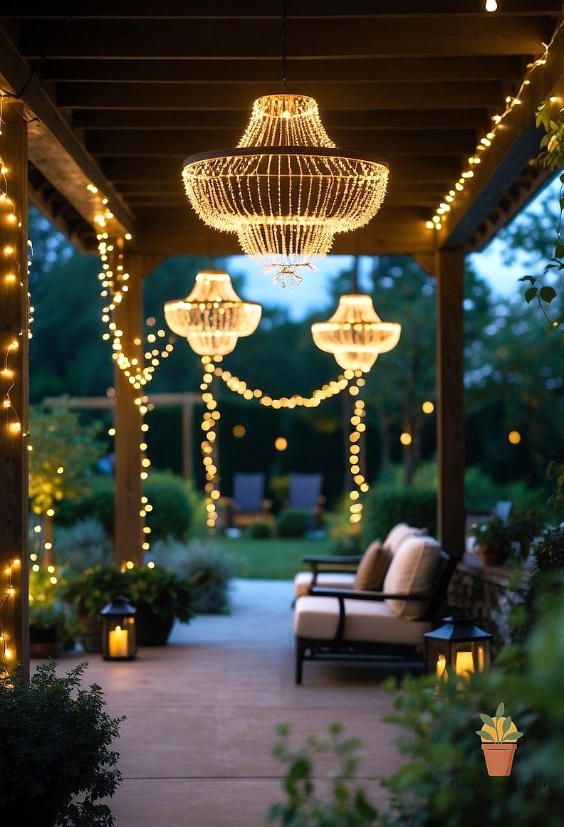Chandelier for Covered Patios